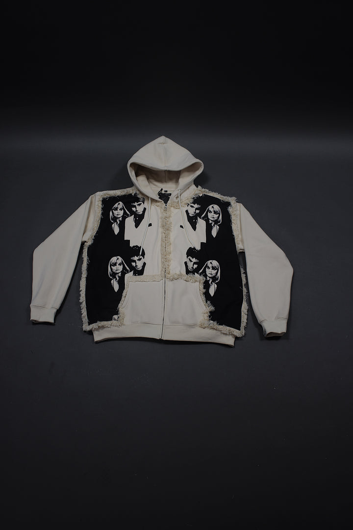 Scarface X Elvira Zip Up CRÈME