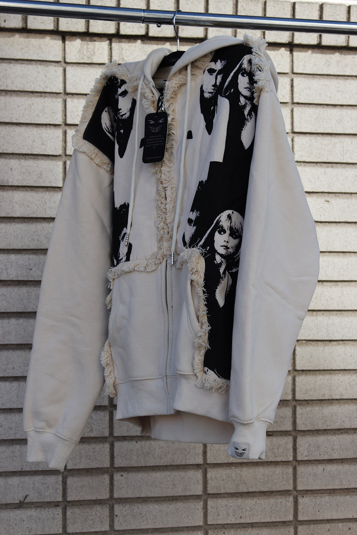 Scarface X Elvira Zip Up CRÈME